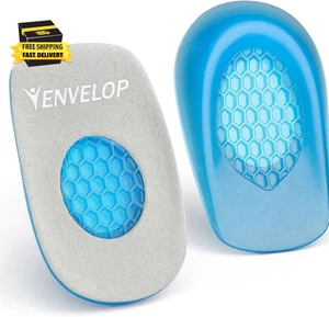 Gel Fersenschalen - Fersenkissen für Damen, Herren, Knochensporn, Plantarfasziitis Unterstützung - Bild 1 von 8