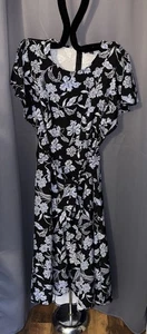 lane bryant dress 18, short sleeved, high low, Lena midi dress - Picture 1 of 5