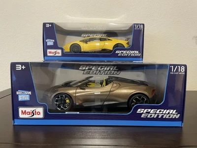 Nuevo en caja Maisto 1:18 Bugatti Mistral Metallic Bronce Color exclusivo Foto 1 de 4
