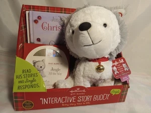 2012 Hallmark Interactive Story Buddy Jingle All The Way Plüsch Husky Hund Buch CD - Bild 1 von 5