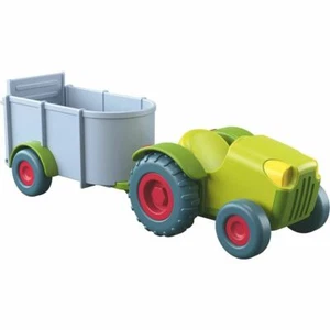 HABA Little Friends Tractor and Trailer - 2 Piece Farm Vehicle - Picture 1 of 6