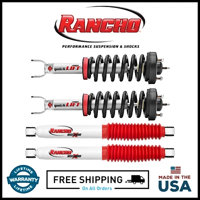 Amortiguadores delanteros traseros Rancho quickLIFT solo para Ford F-150 2015-2020 4x4 Foto 1 de 4