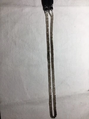 FINEST, Shaded Smoky Quartz-Light-medium,3MM FACETED ROUND BEADED STRAND,16inch. - Image 1 of 4