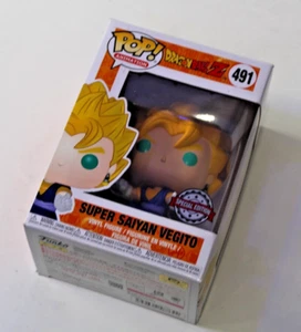Pop! Figura Animación 491 Dragon Ball Z Super Saiyan Vegito Edición Especial ~NUEVA - Imagen 1 de 2