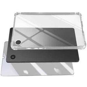 Hülle für Samsung Galaxy Tab A9 Silikon Stoßfest und Hartglas Transparent - Bild 1 von 6