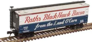 ATLAS MODEL RAILROAD HO 6126-1 HO 36' Wood Reefer Car 'Raths' #209 - Picture 1 of 3