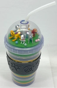Disney World Parks Dogs Dome Tumbler Lady & Tramp Pluto Dug Lucky Percy - Picture 1 of 5