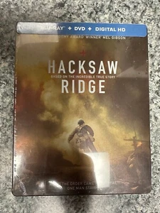 Hacksaw Ridge - Steelbook - (Blu-ray/DVD/Digital) Brand New/Sealed - Picture 1 of 2