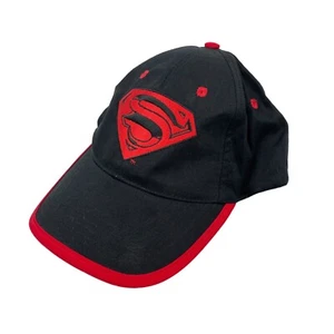 Superman Man of Steel Boys Youth DC Comics Hook and Loop Adjustable Logo Hat - Picture 1 of 10