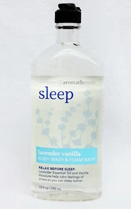 1 Bath Body Works Aromatherapie SLEEP LAVENDER VANILLE Waschschaum Duschgel - Bild 1 von 1