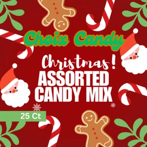 Christmas Chocolate and Candy Mix, 25 Ct, Individually Wrapped - Picture 1 of 3
