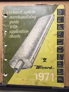 Vtg Western Auto Wizard Exhaust Sytem Catalog Guide Mufflers 1971 Applications - Picture 1 of 5