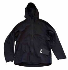 Mens Lululemon Men's Waterproof Full-Zip Rain Jacket Black Size S NWT LM4AM7S