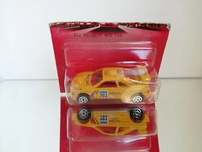 Majorette Peugeot 405 T16 Camel On Card - Immagine 1 di 3