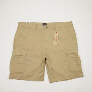 Pantalones Cortos Carga LEVI'S Grande y Alto Carrier Caqui Para Hombres 44x10 Nuevos con Etiquetas - Imagen 1 de 6