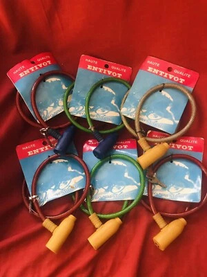 Six (6) Bike Lock Cable w/ Keys - Image 1 of 3