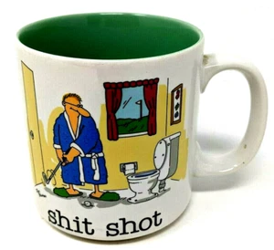 Papel Golf Humor Jim Benton Mr. Taza de café de golf "Sh*t Shot" cómic vintage - Imagen 1 de 8