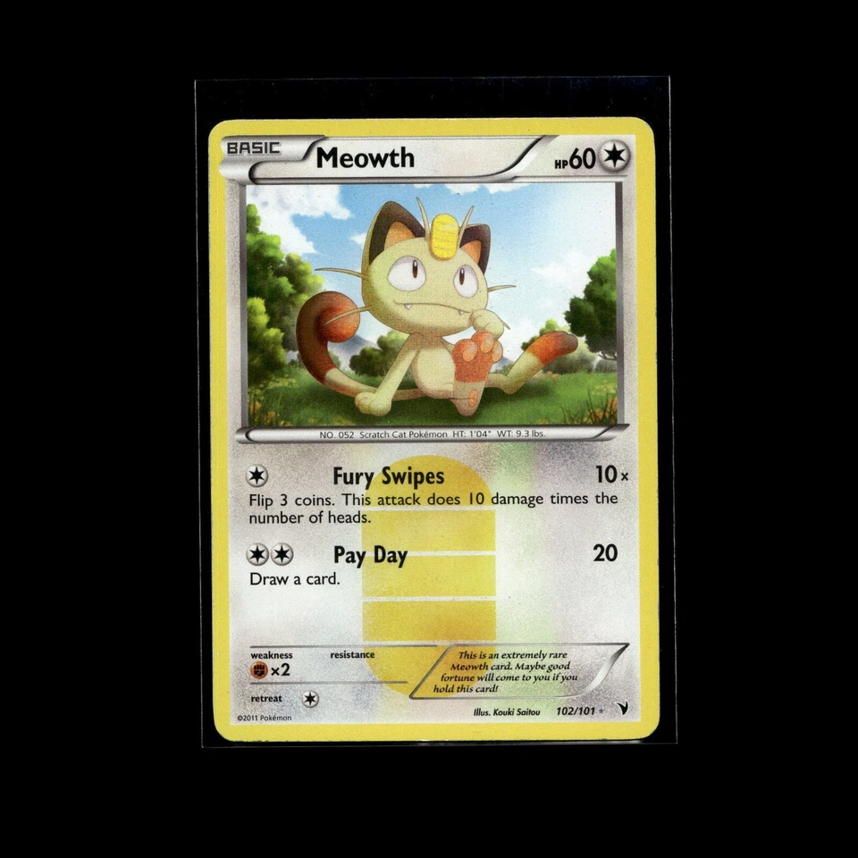 Cat Pokemon Cards! Meowth Persian Litten Meowscarada Skitty Purrloin Holo Card! - Image 1 of 1