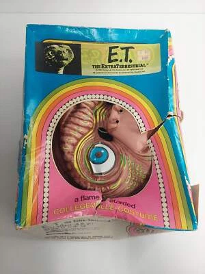 Vintage 1982 E.T. The Extra-Terrestrial Small Costume and Mask Super Star - Image 1 of 4