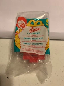 McDonalds 1995 juguete de comida feliz Barbie EE. UU. Barbie #5 - Imagen 1 de 2