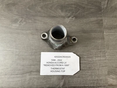 98 99 00 01 02 1998-2002 HONDA ACUERDO 2,3 L TERMOSTATO CARCASA SUPERIOR C57 Foto 1 de 4