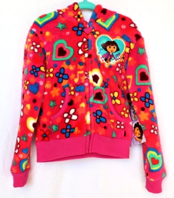 *New w/ tags* Kids Dora the Explorer Zip Up Jacket, Size XS (4-5) - Image 1 of 4