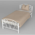 Single Bed Solid 3FT Metal Beds Frame Modern Bedroom Furniture