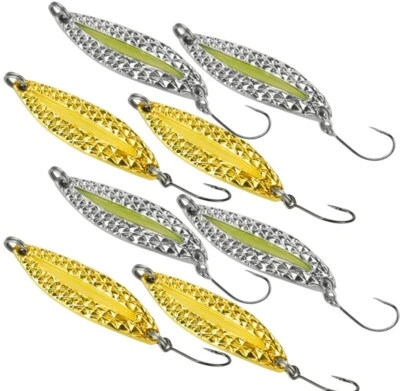 10PCS Jigs Minnow Fishing Lure Spinner Wobblers Hard Trolling Crankbaits Bass - Image 1 of 4