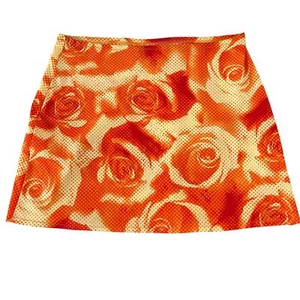 Falda Floral Naranja/Blanco Natación Talla Mediana - Imagen 1 de 9