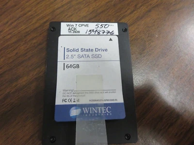 Wintec Solid State Drive 2.5" SATA SSD 64GB W2SS064G1TA - Image 1 of 3