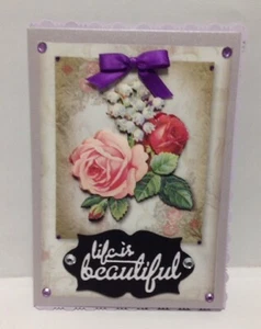 Beautiful Handmade 3D Greeting Card . - Picture 1 of 1