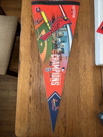 ST. LOUIS CARDINALS NL Central 2014 Champions PENNANT NOS NRMT Cover