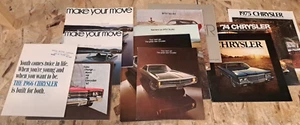 1966-1975 Chrysler Full Line Sales Brochure Lot of 11 1967 68 69 70 71 72 73 74 - Picture 1 of 4