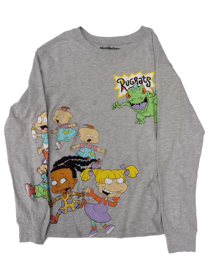 Nickelodeon Junior Mujer Manga Larga Gris Rugrats Camiseta Camiseta Foto 1 de 1