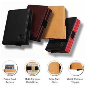 CAVAARTIS Smart Wallet | Schnellverschlusstechnologie | RFID-Schutz | Minimalistisch - Bild 1 von 34