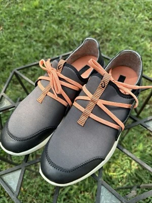 OluKai Miki Li Pavement Black 20366 PV40 Walking Shoes Slip On Women's Sz 8 - Image 1 of 4