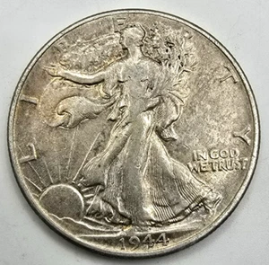 1944 P Walking Liberty Half Dollar XF/AU You Grade It! 90% Silver EF Free Ship! - Picture 1 of 4