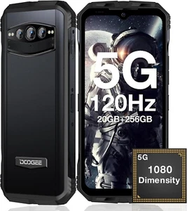 DOOGEE V30T [2023] Zewnętrzny telefon komórkowy 5G, 20GB + 256GB 10800mAh Smartphone Bez umowy - Zdjęcie 1 z 7