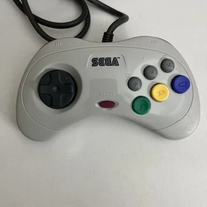 Genuine Official Sega Saturn Controller Gamepad White HSS-0101 - Picture 1 of 9