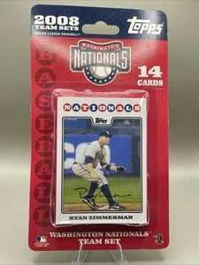 2008 Topps Washington Nationals ~ 14 card sealed ~ Original Prepackaging - Picture 1 of 3