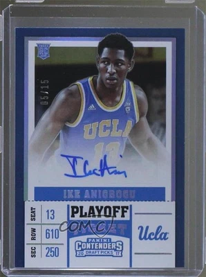 2017 Contenders Draft Picks Playoff Ticket /15 Ike Anigbogu #103 Rookie Auto RC - Image 1 of 2