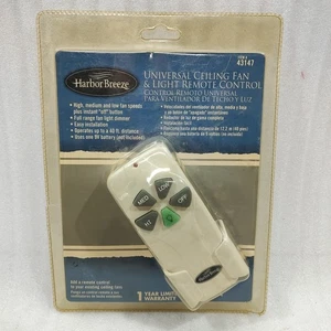 Universal Ceiling Fan And Light Remote Control Harbor Breeze 43147 RC-103L NEW - Picture 1 of 4