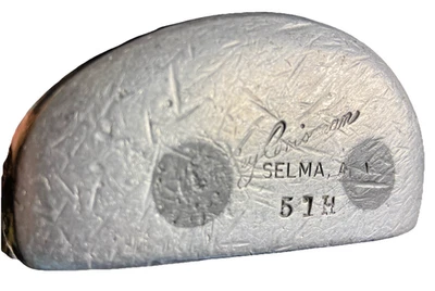 Otey Crisman 51H Hickory Shaft Putter Selma ALA  35" RH 3 Lead Holes Pre-64 Rare - Image 1 of 4