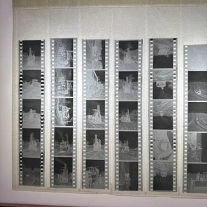 Original B&W Railway Train Negatives Folder Job Lot - Picture 1 of 10