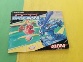 Nintendo NES Instruction Manual Cyber Stadium Series Base Wars