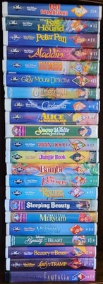 Walt Disney Classic VHS Masterpiece Black Diamond - Lot of 22 (Clamshell) - Image 1 of 4