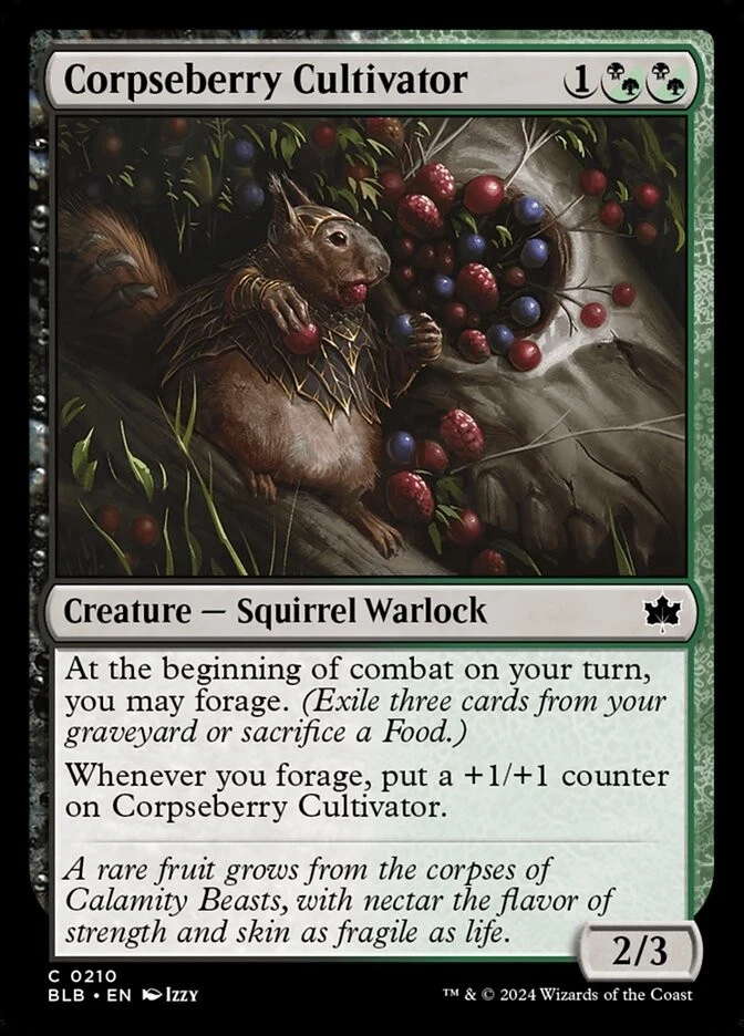 MTG-NM Playset X4-Corpseberry Cultivator-#210-Bloomburrow - Image 1 of 1