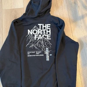 NWT Men’sXXL North Face 72 cotton 28 polyester black and white hooded sweatshirt - Foto 1 di 5