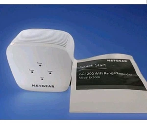 NETGEAR AC1200 WiFi Range Extender EX5000 Zasięg do 1500 stóp kwadratowych i 25 urządzeń - Zdjęcie 1 z 8