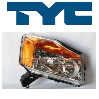 TYC Right Headlight Assembly for 2008-2015 Nissan Titan Electrical Lighting bv Foto 1 de 4